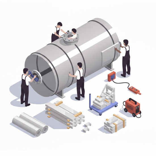 ผลิตและเชื่อมประกอบโครงสร้างเหล็ก OEM